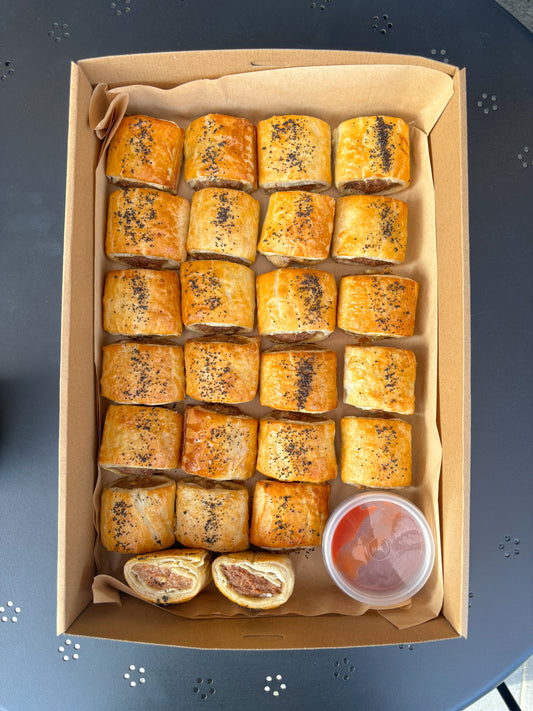 Mini Sausage Roll box
