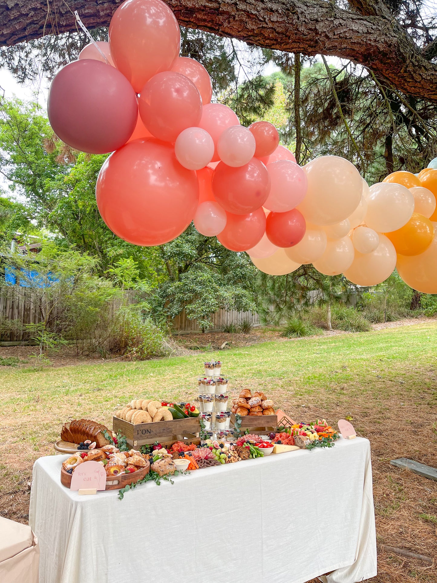 Breakfast & savoury grazing table