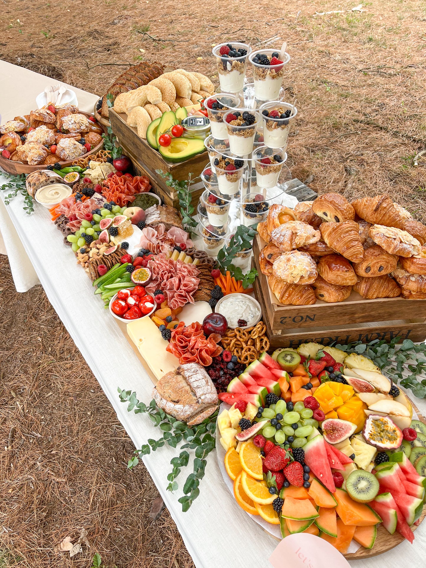 Breakfast & savoury grazing table