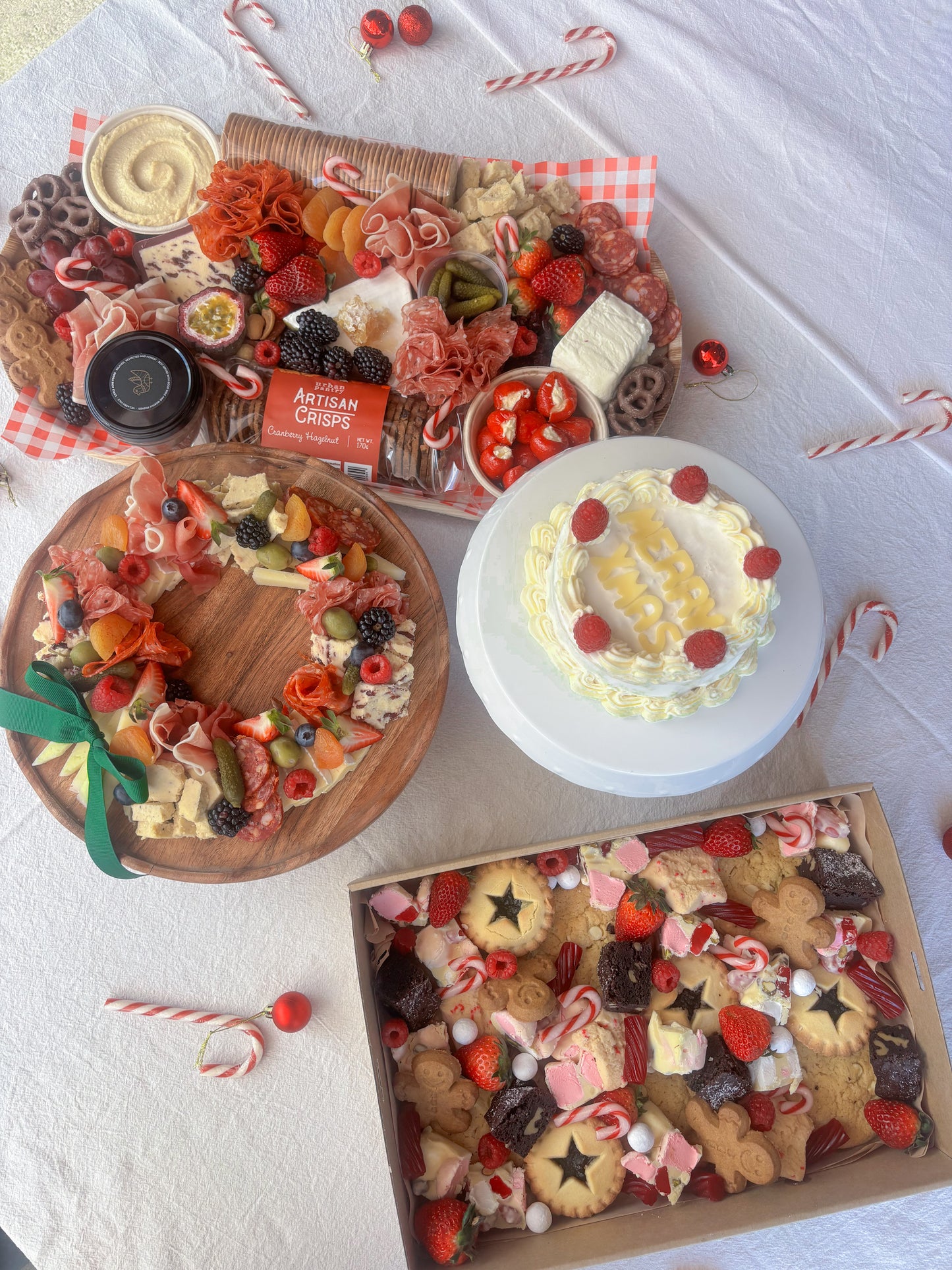 The Christmas Brie Cake