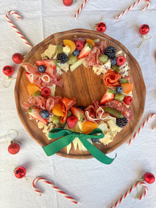 Christmas Cheese Wreath