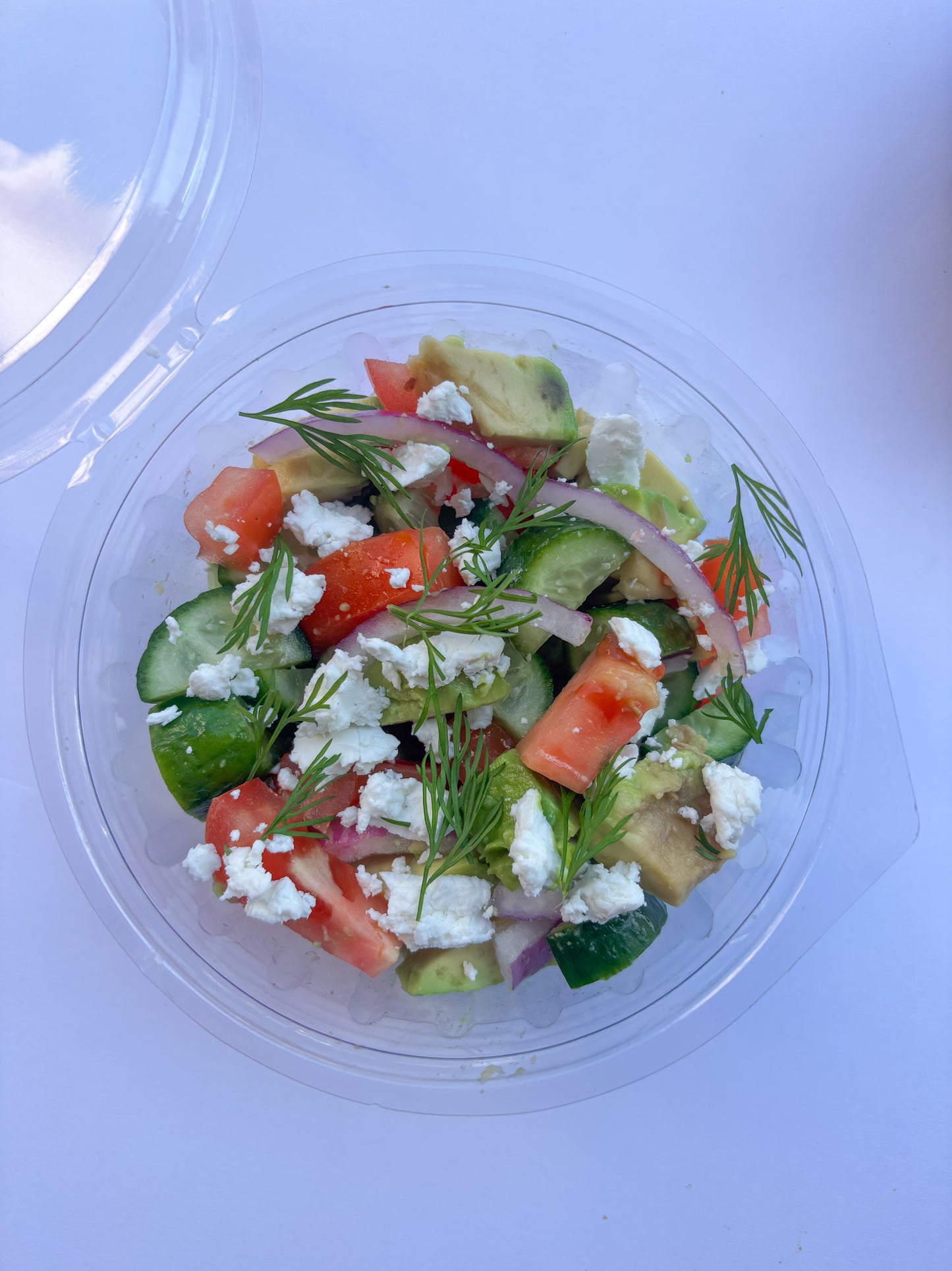 Greek Style Salad Pot